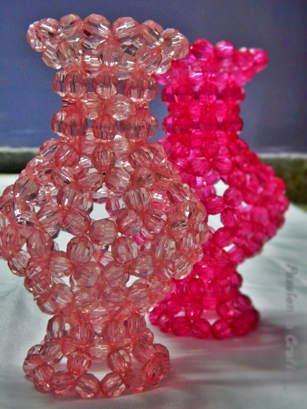 Passion In Crafts My First Post Beaded Flower Vase