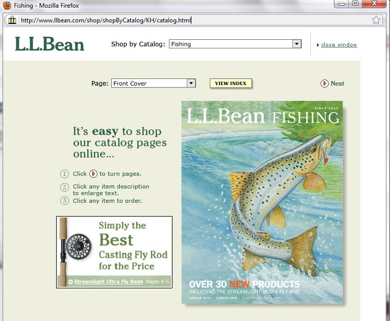 The Fiberglass Manifesto L.L. Bean Spring Fly Fishing Catalog
