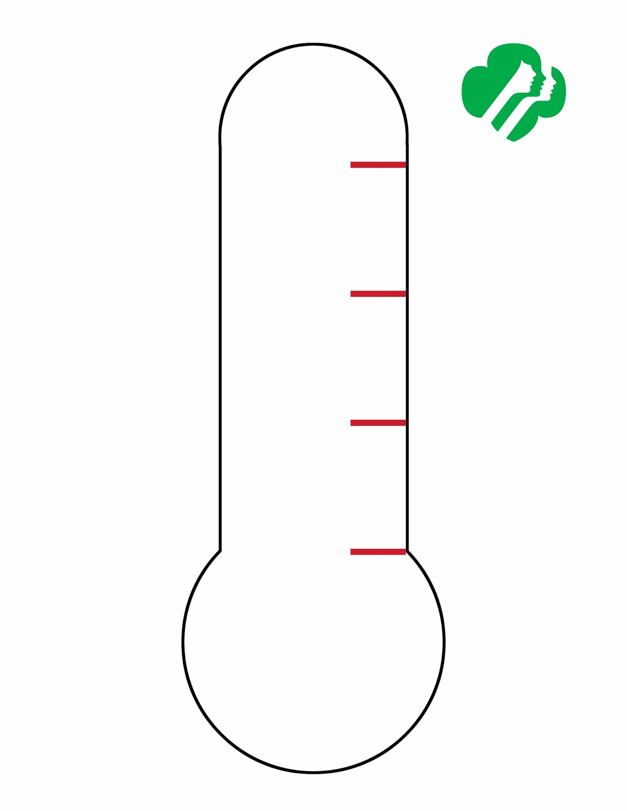 goal thermometer template pickles bacon scout freebies goal thermometer template pickles bacon scout freebies