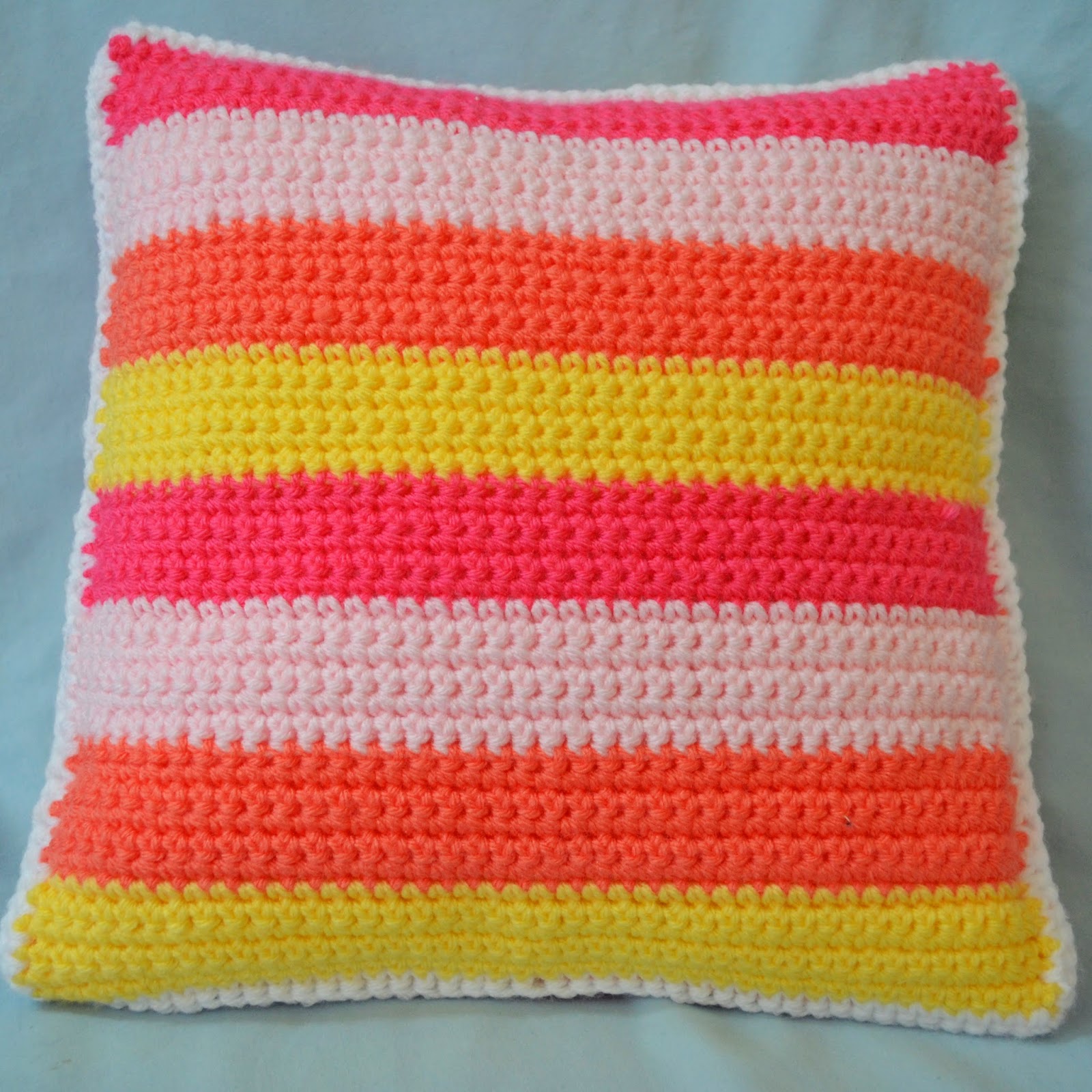 made in single crochet stripes and I used a simple single crochet ...