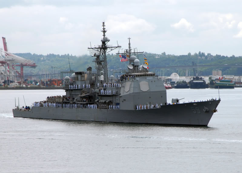 Navy Fleet Ticonderoga class cruiser