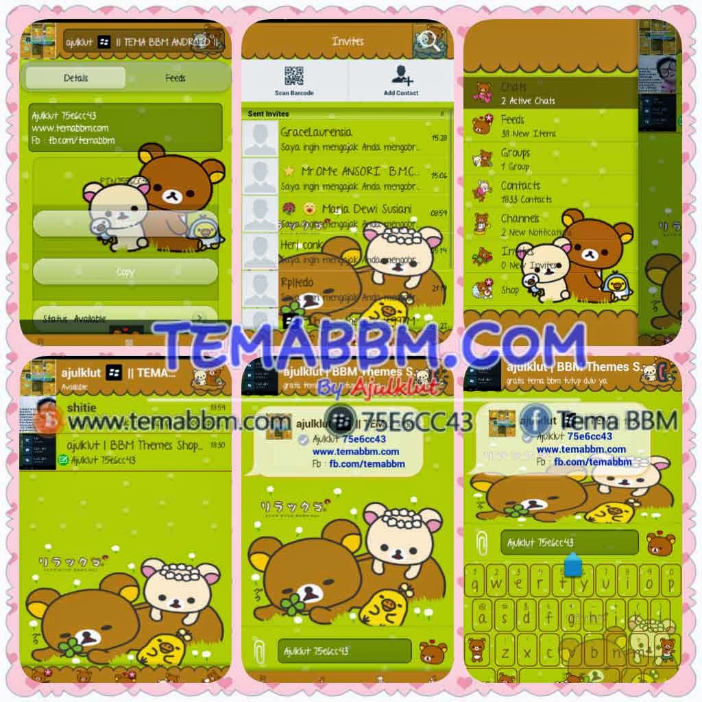 BBM Mod Rilakkuma BBM Mod Rilakkuma