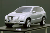 2011 Mercedes-Benz M-Class W 166 Design prototype foiled clay model
