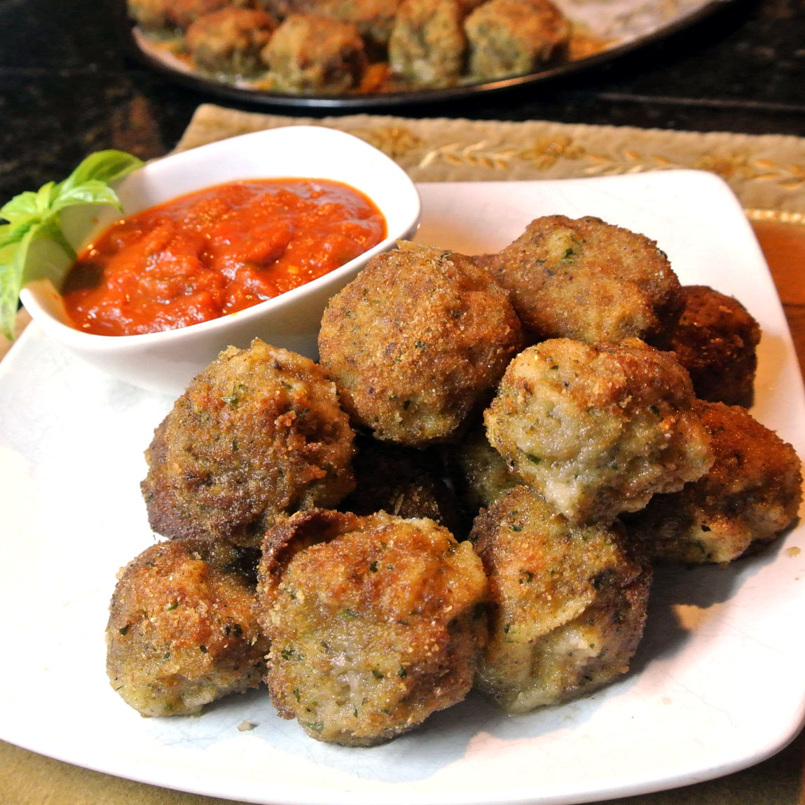 Mom, What's For Dinner? Ricotta Fried Meatballs