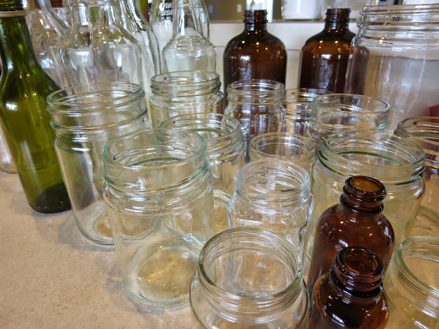beautiful clean jars ready for use