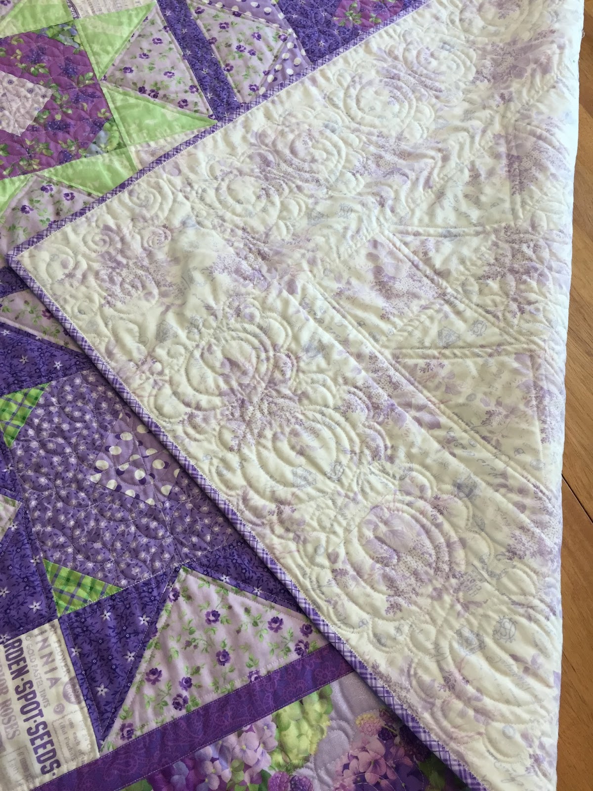 Fluffy Puppy Quilt Works My Purple Quilt