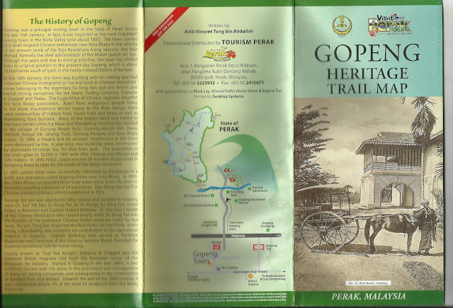 Gopeng Heritage Trail Map