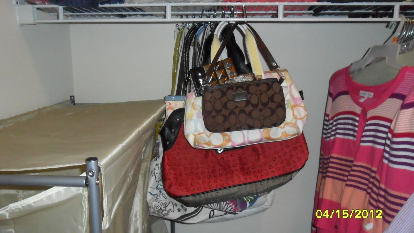 Home For4 Sweet Home How did I organize my purses?