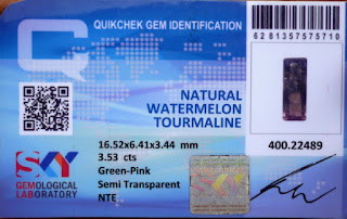 Natural Watermelon Tourmaline Kode P256