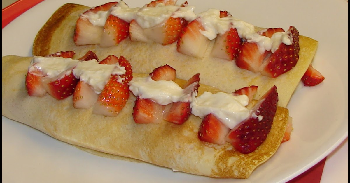 ! Regional Indian Cuisine Blogroll ! Creamy Strawberry Crepes