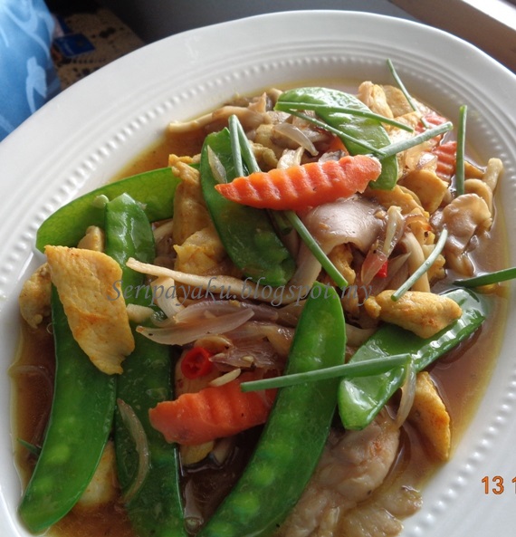 My Kuali Ayam masak sos tiram+cendawan