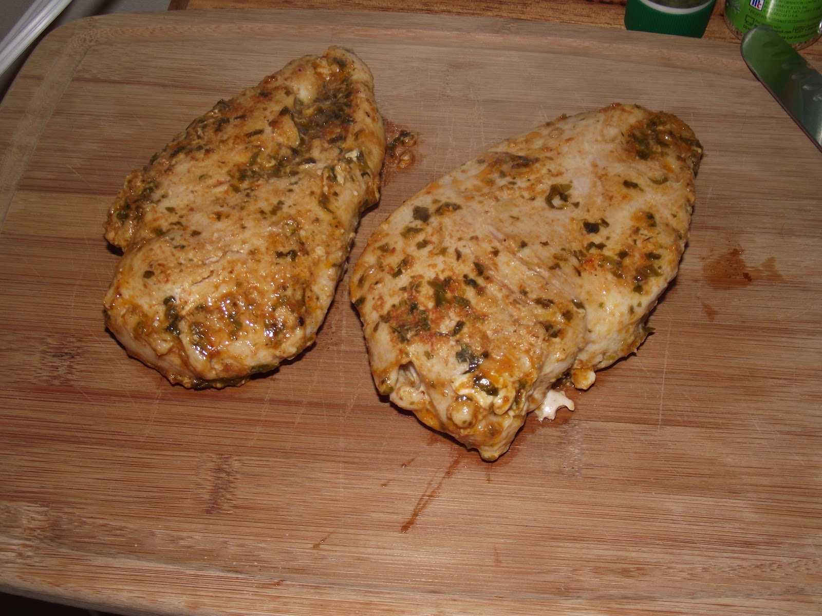 The Unabashed Kitchen Wench Creamy Pesto Dip with Chicken