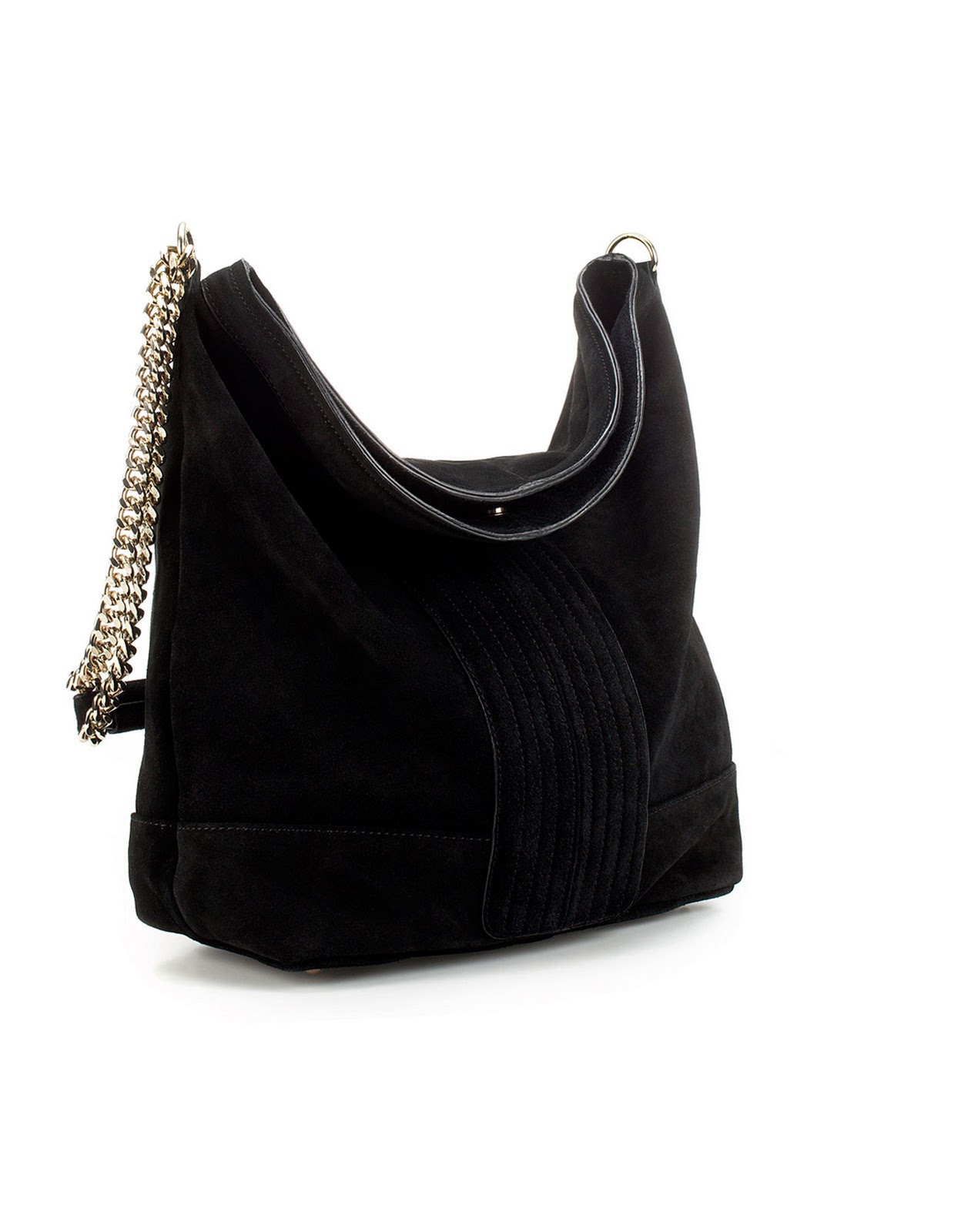 zara black chain bag