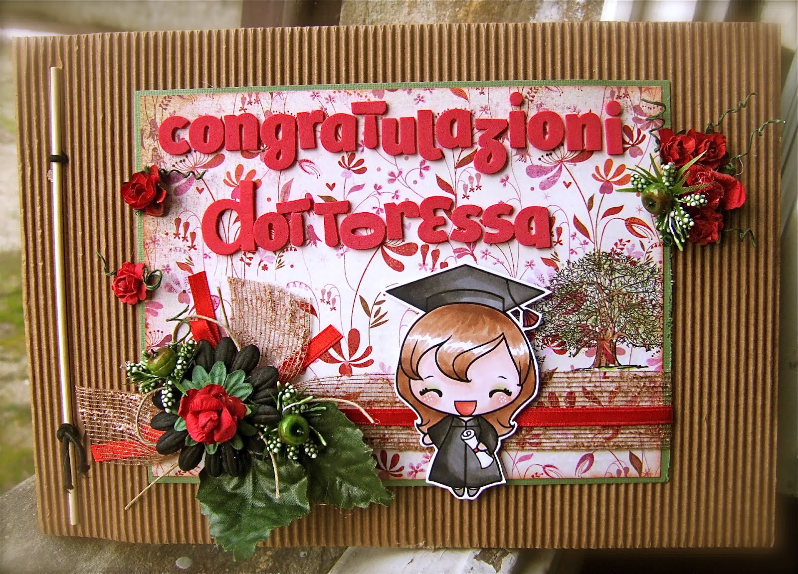 Cosa Si Regala Per La Laurea Di Una Ragazza scrap stamping e fantasia: UN ALBUM PORTA FOTO per una Laurea