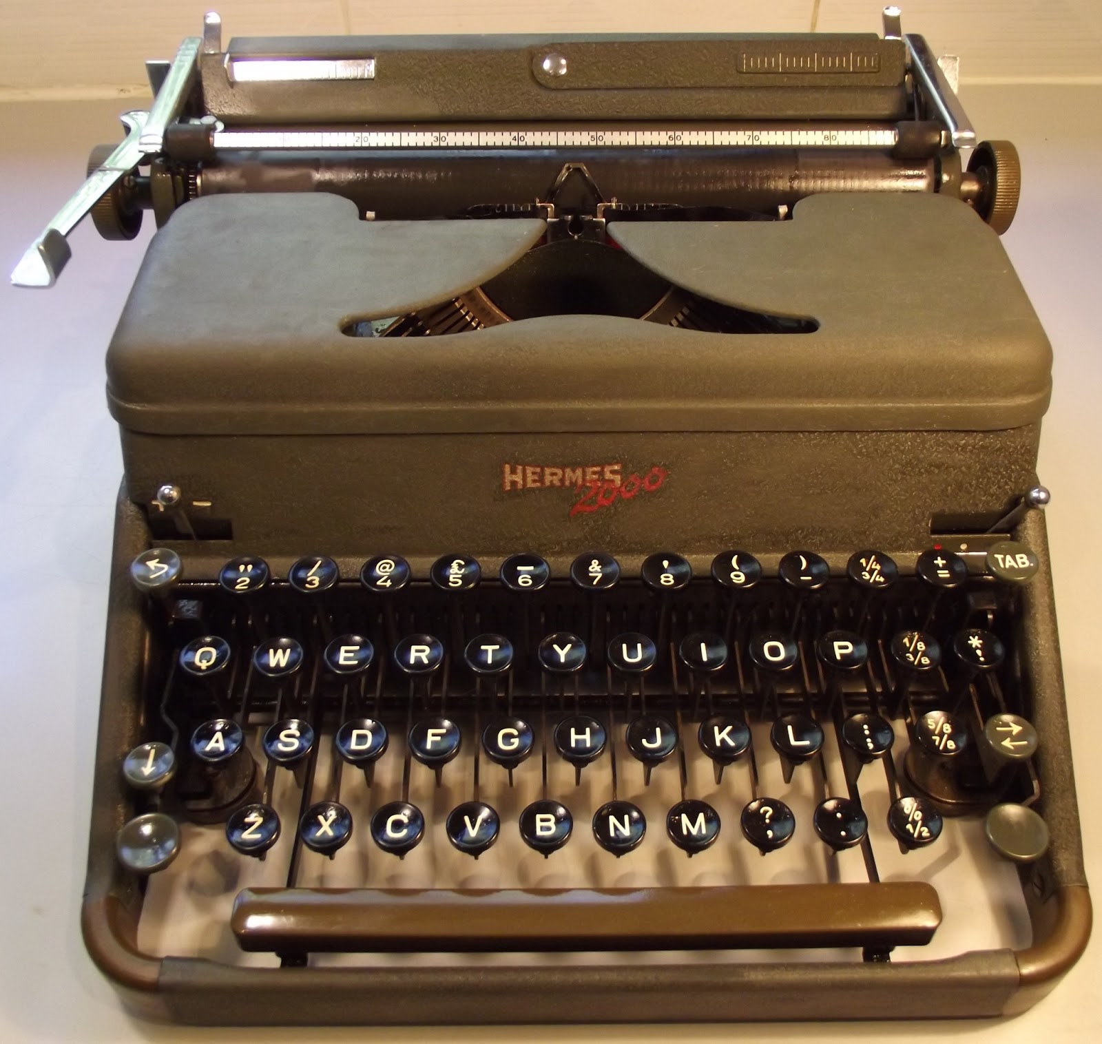 oz.Typewriter Homage to the Humble Hermes 2000 Typewriter