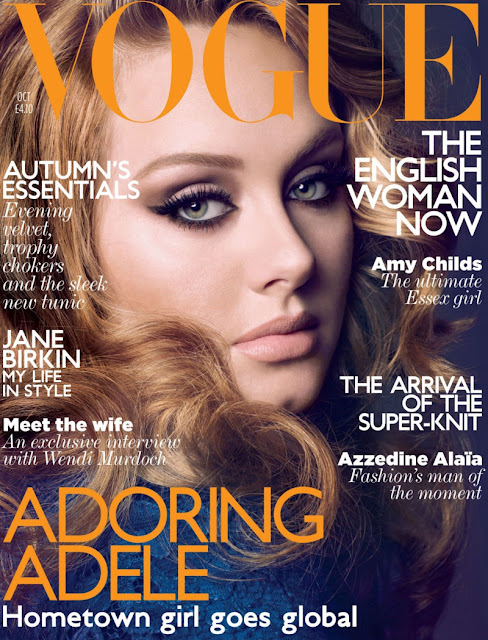 Adele na capa da Vogue UK Outubro 2011 Capa Vogue, Capa Vogue UK, Adele capa Vogue, Adele na Vogue, Adele, Vogue, Revista vogue, Vogue magazine,