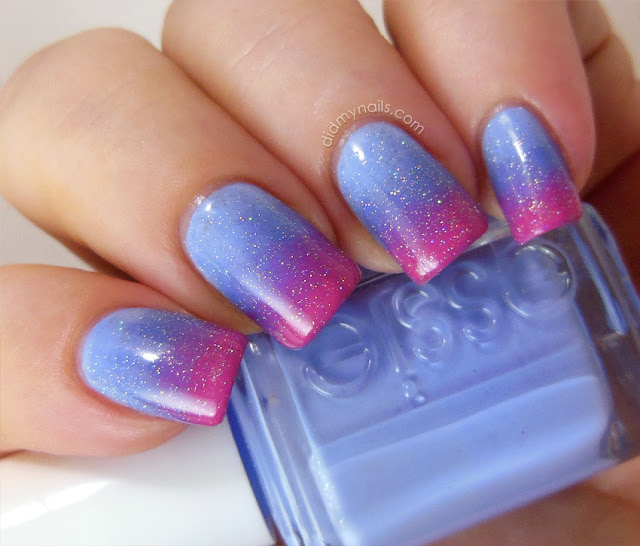 Sleeping Beauty gradient manicure