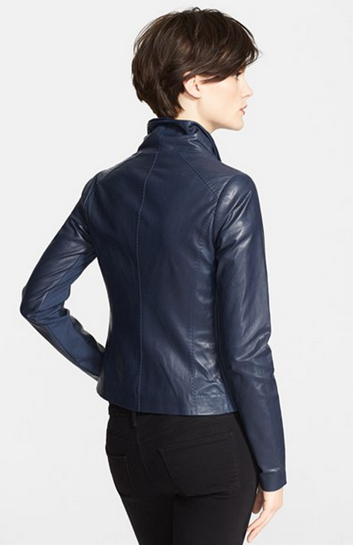 My Superficial Endeavors 3rd Vince Leather Scuba Jacket in Mallard!
