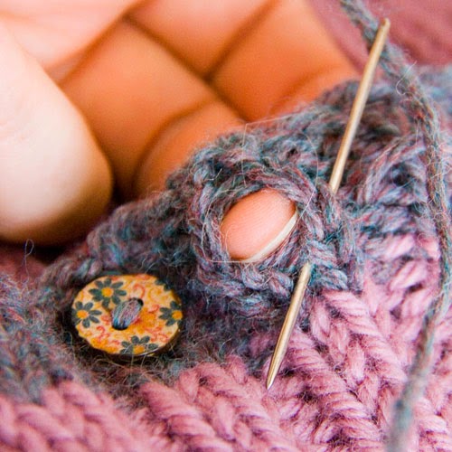 boutonniere tricot fini