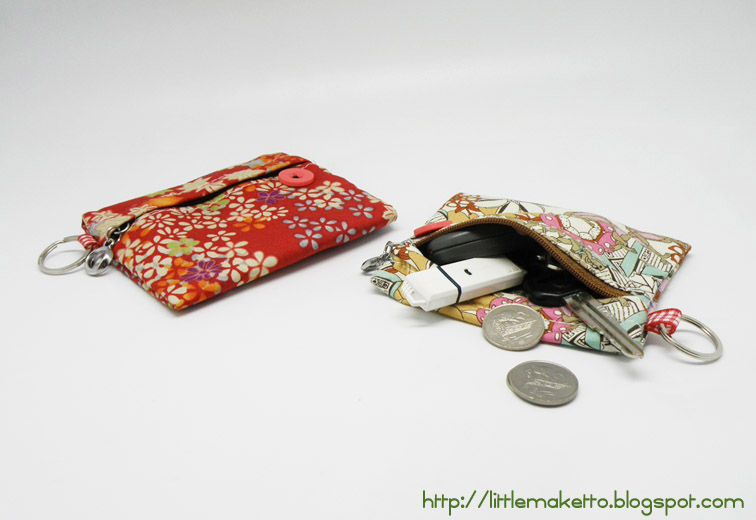 Card and Zipper Coin Purses Little Maketto