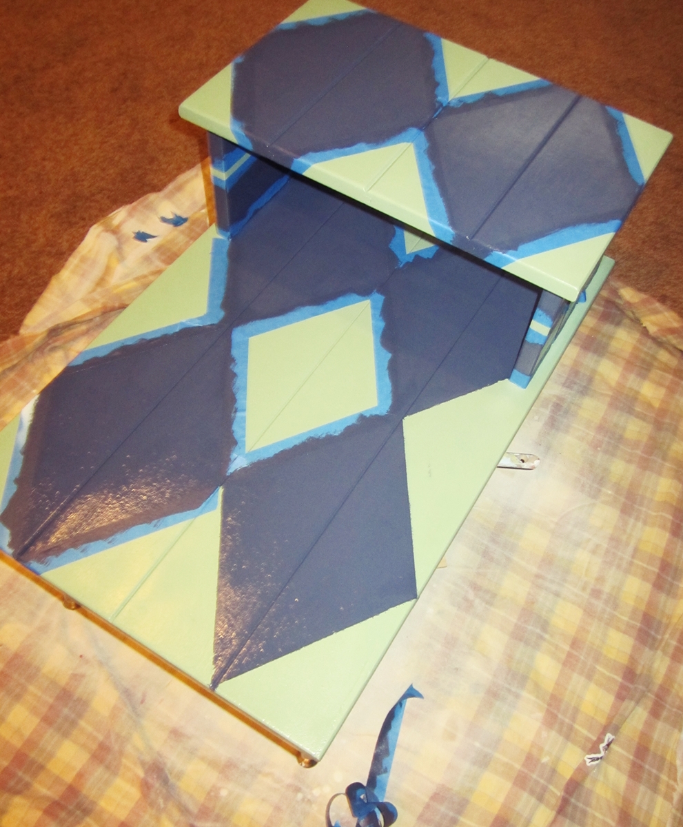 smartgirlstyle How to Paint a Harlequin Diamond
