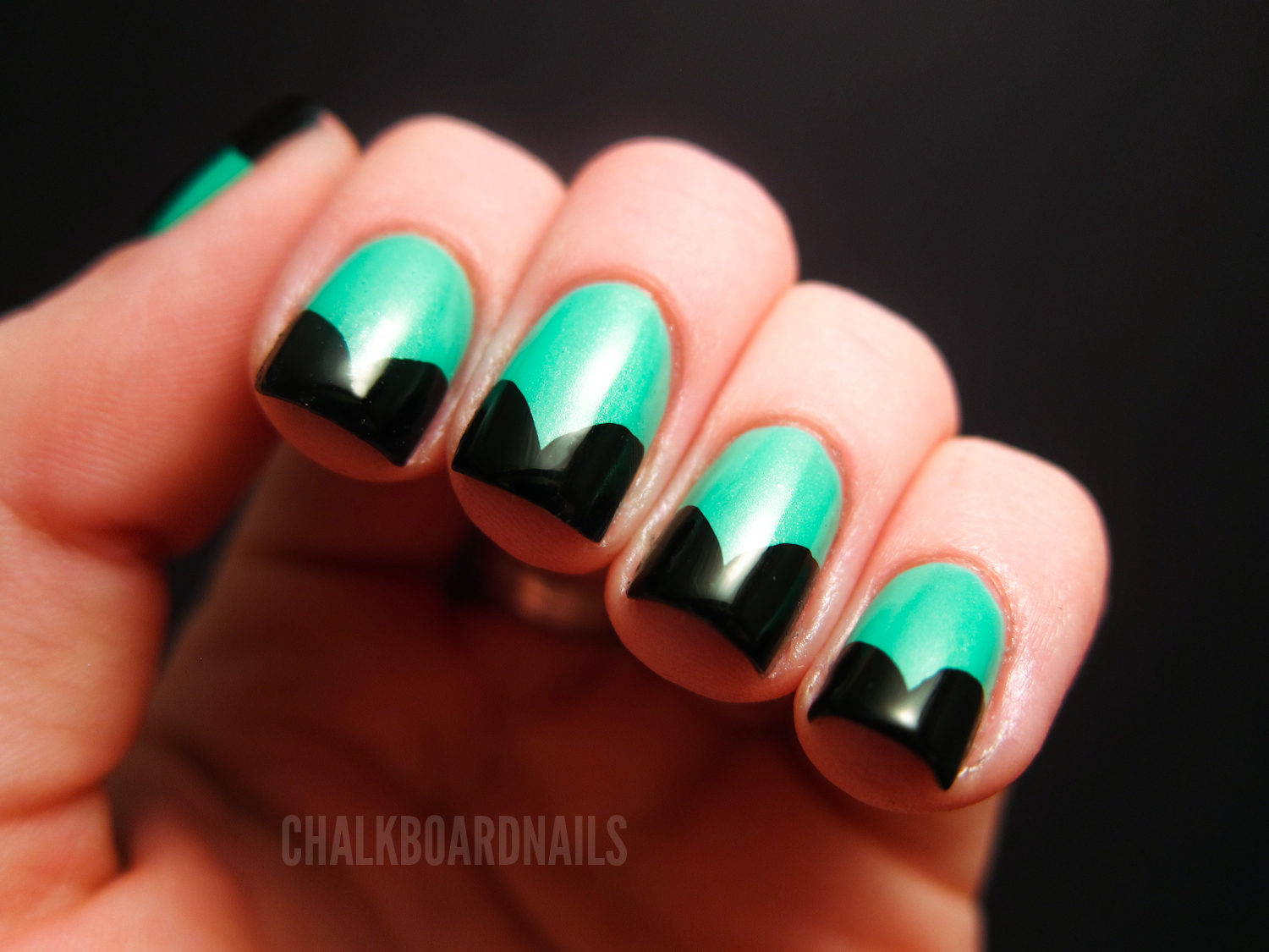 Jade Curtains Chalkboard Nails Nail Art Blog