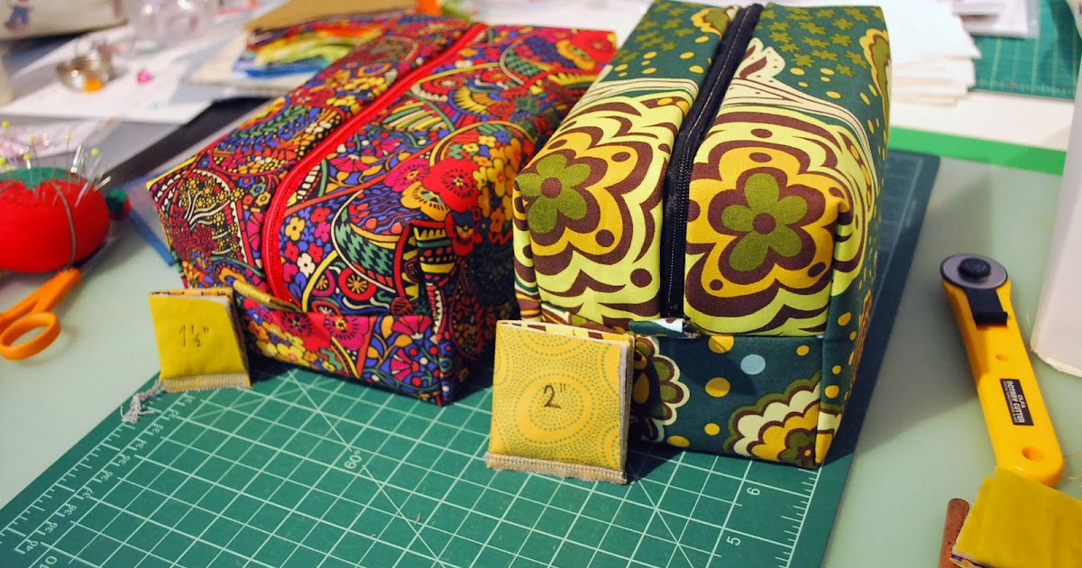 Adri Makes a Thing or Two Zip Pouches and Boxed Corner Tutorial