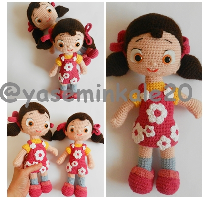 Yaseminkale: ?rg? oyuncak Niloya, amigurumi niloya