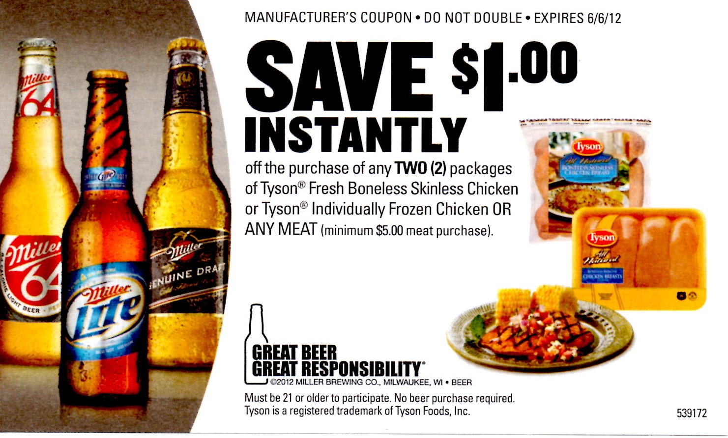 Coupon STL 1 off Meat Coupon