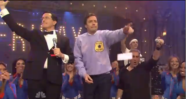 Colbert, Fallon, and Hicks.