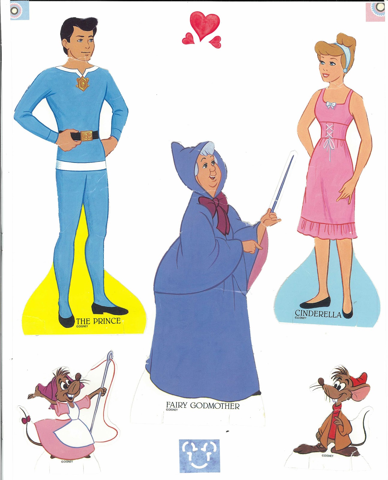 Miss Missy Paper Dolls Disney sets