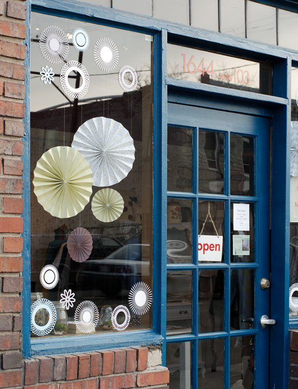 Simple Spring A And Inexpensive Way To Draw Attention Your Like Window Display Is Simply Hang Accordion Fold Tissue Paper Flowers Or Simple Spring A And Inexpensive Way To Draw Attention Your Like Window Display Is Simply Hang Accordion Fold Tissue Paper Flowers Or