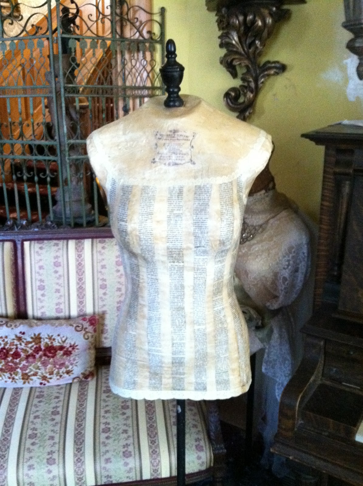 Pollyanna Reinvents French Paper Mache Mannequin Tutorial