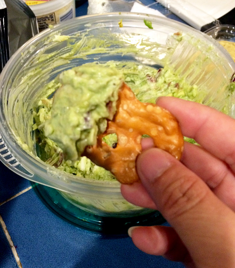 Cheesy Bacon Avocado Dip