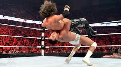 alberto del rio aplica suplex a john morrison