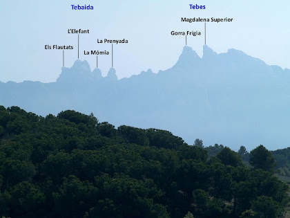 Vistes de les regions de Tebes i la Tebaida de Montserrat Vistes de les regions de Tebes i la Tebaida de Montserrat