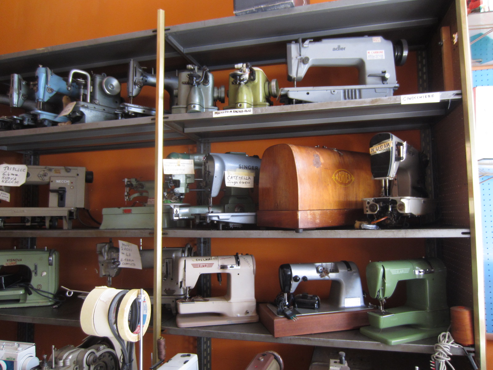 Retro Tech Geneva Sunday Sewing Machines Visiting A Milanese Repair Shop