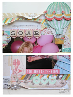 Soar Layout by Tonya Gibbs http://www.psychomomscrapbooks.blogspot.com