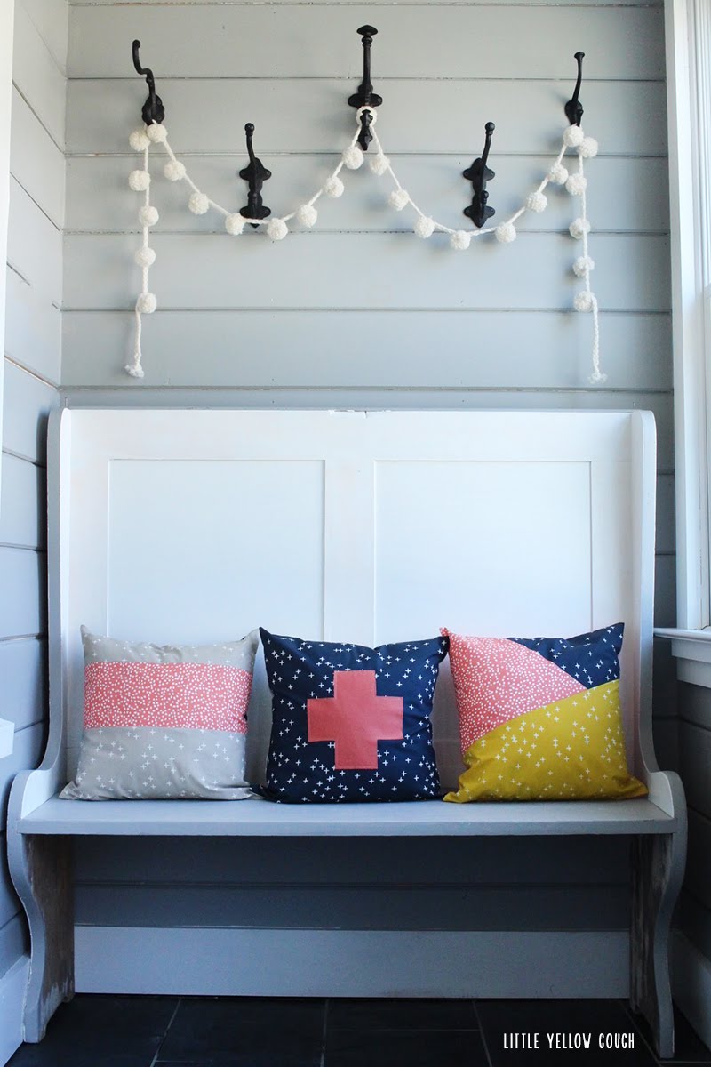Little Yellow Couch S Diy Mod Pillows Fabricworm