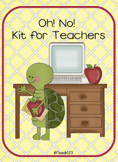 Oh! No! Kit for teachers - FREE printable http://teach123-school.blogspot.com/