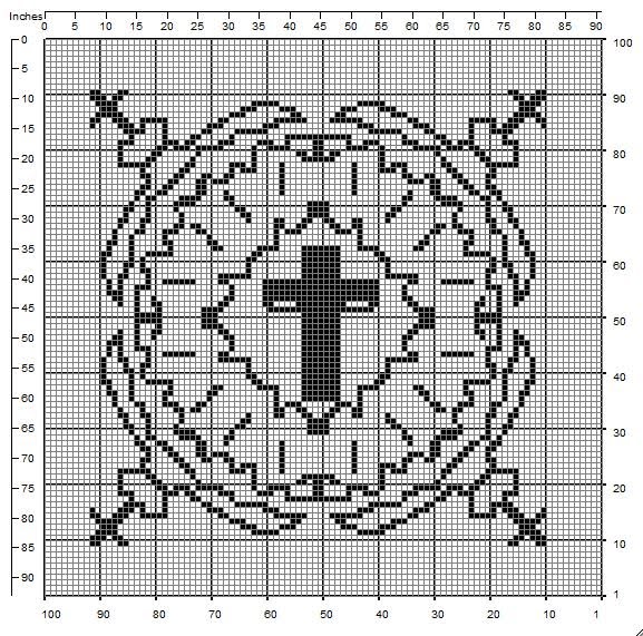 thrifty crocheter filet crochet chart free cross pattern free filet crochet charts and patterns
