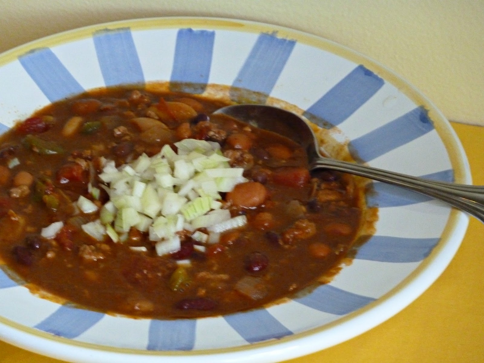 Baking and Cooking, A Tale of Two Loves Scott's Turkey Chili with Five