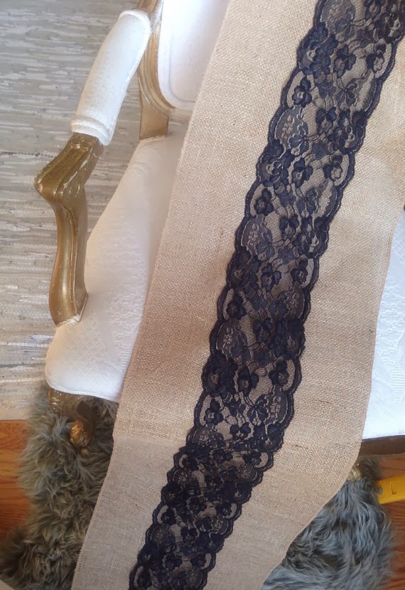 The Millennialista Pinspiration Burlap Lace Table Runner DIY