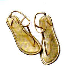 old navy metallic flip flops