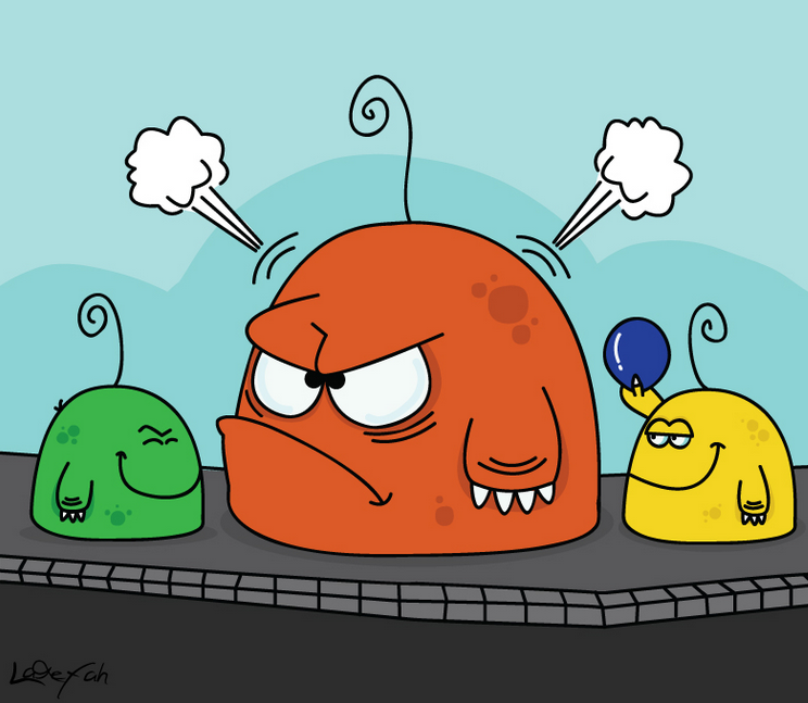 gambar kartun kesal gambar kartun kesal
