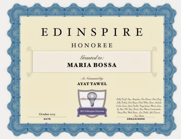 2013 EdInspire Honoree