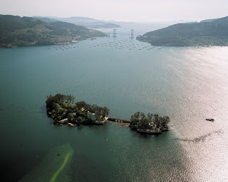 Isla de San Simón y Ría de Vigo
