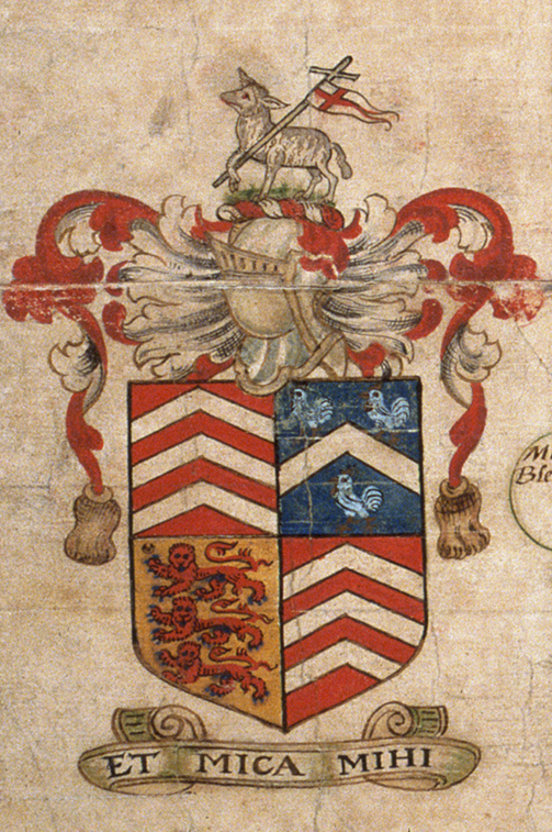 Blevins History Blazon of William Blethyn's Armorial Achievments