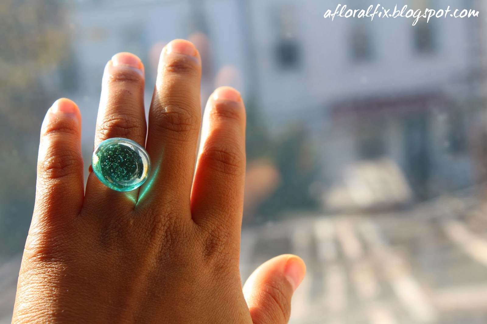 A Floral Fix DIY Glass Stone Rings!