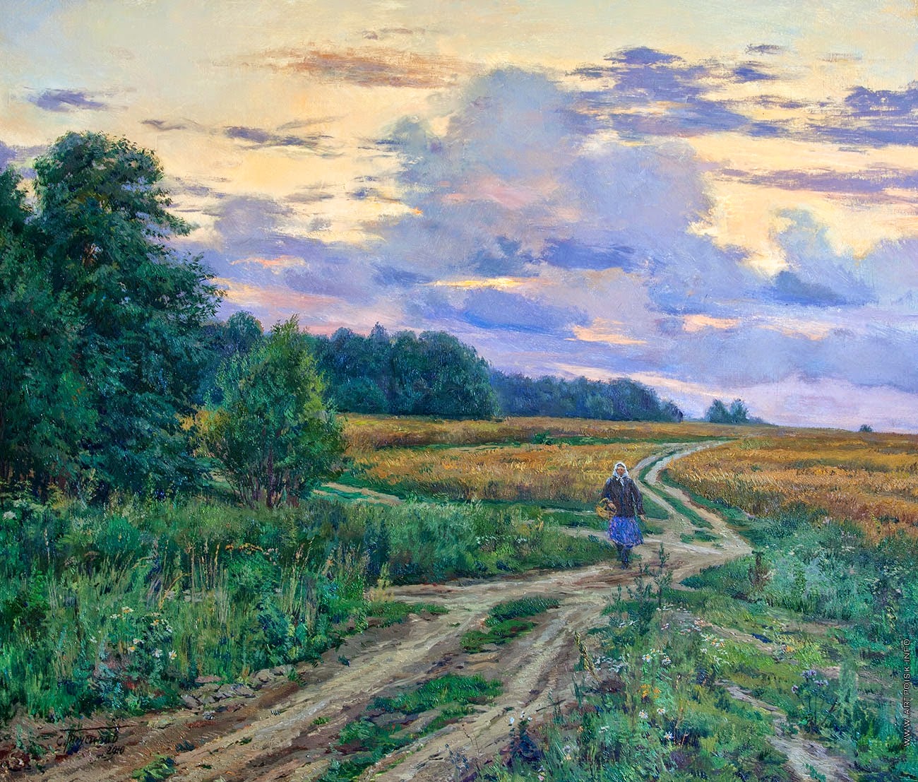 Stanislav Brusilov, 1976 Landscape painter Tutt'Art Pittura